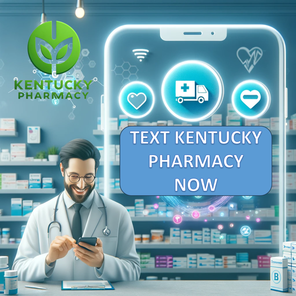 Kentucky Pharmacy - Text our pharmacist now